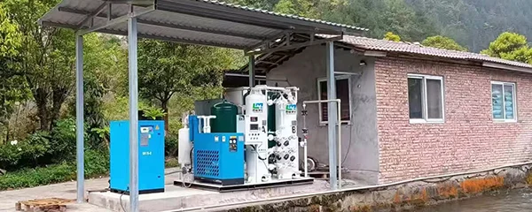 Sistema de oxígeno industrial para una empresa acuícola en Arabia Saudita