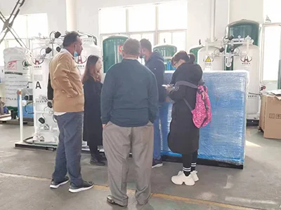 Proyecto de nitrógeno de 20 Nm³/h para un cliente de la India