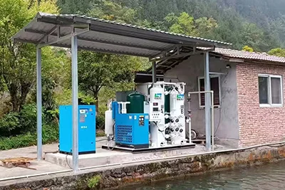 Sistema de oxígeno industrial para una empresa acuícola en Arabia Saudita