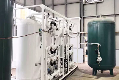 Sistema de oxígeno industrial para una planta de fundición de metales en Myanmar