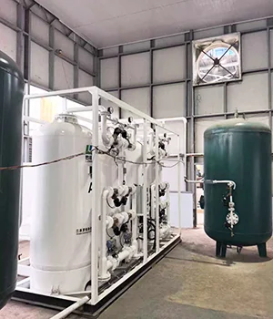 Sistema de oxígeno industrial para una planta de fundición de metales en Myanmar