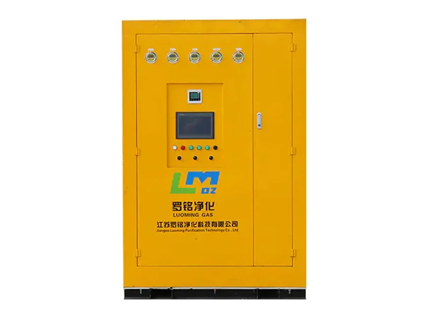 Sistema de generación de oxígeno con una pureza del 99.5%