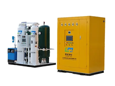 Sistema de generación de oxígeno con una pureza del 99.5%