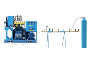 Estación de llenado de oxígeno